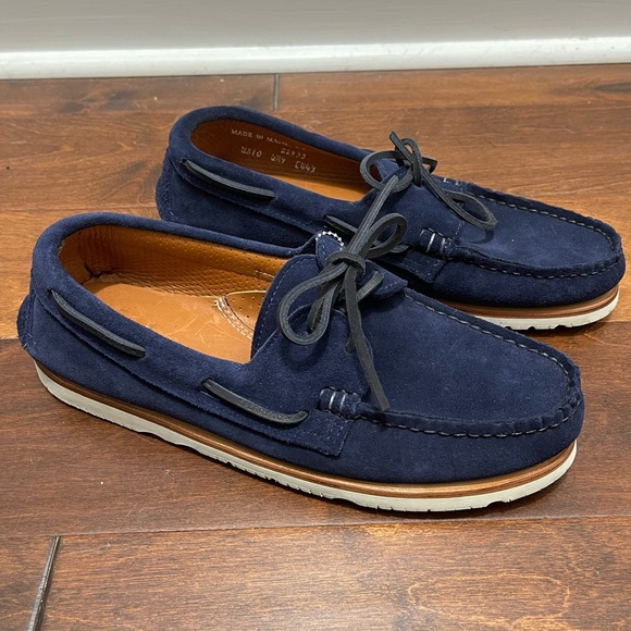 Sunspel and Sperry Suede Boat Shoe in Navy Men’s Size 10 22933 - Picture 6 of 9
